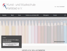Tablet Screenshot of km-karlsbad.de